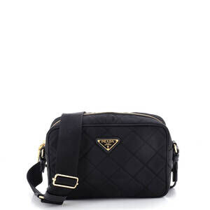 Prada Camera Bag Quilted Tessuto Small #229978P11B